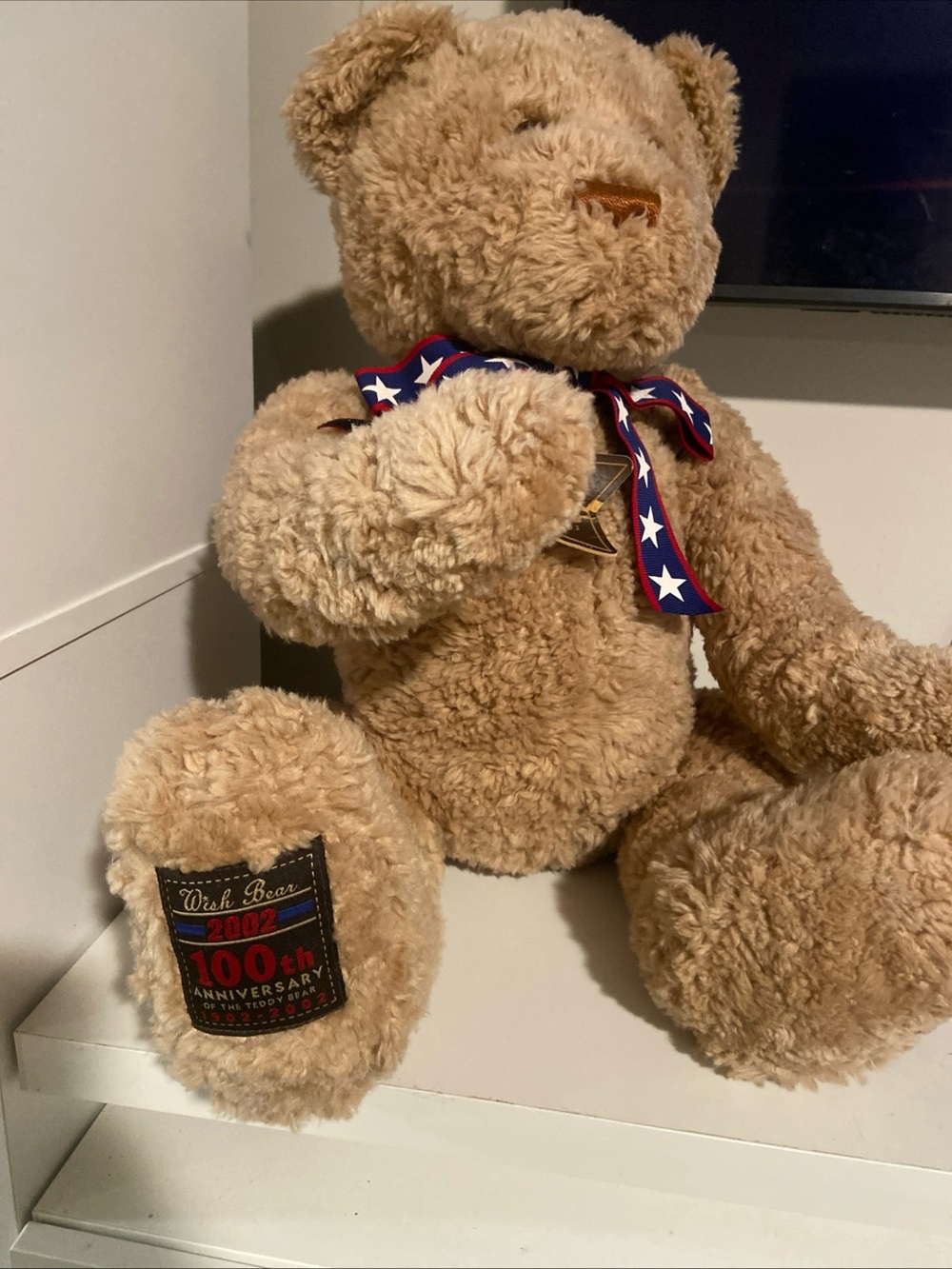 100th Anniversary Plush Teddy Bear - Tan